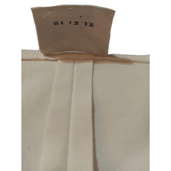 AKRIS PUNTO Mixed Media Dress Size 6 Snap Pockets Bubble Hem Utility Avant Garde - Picture 13 of 16